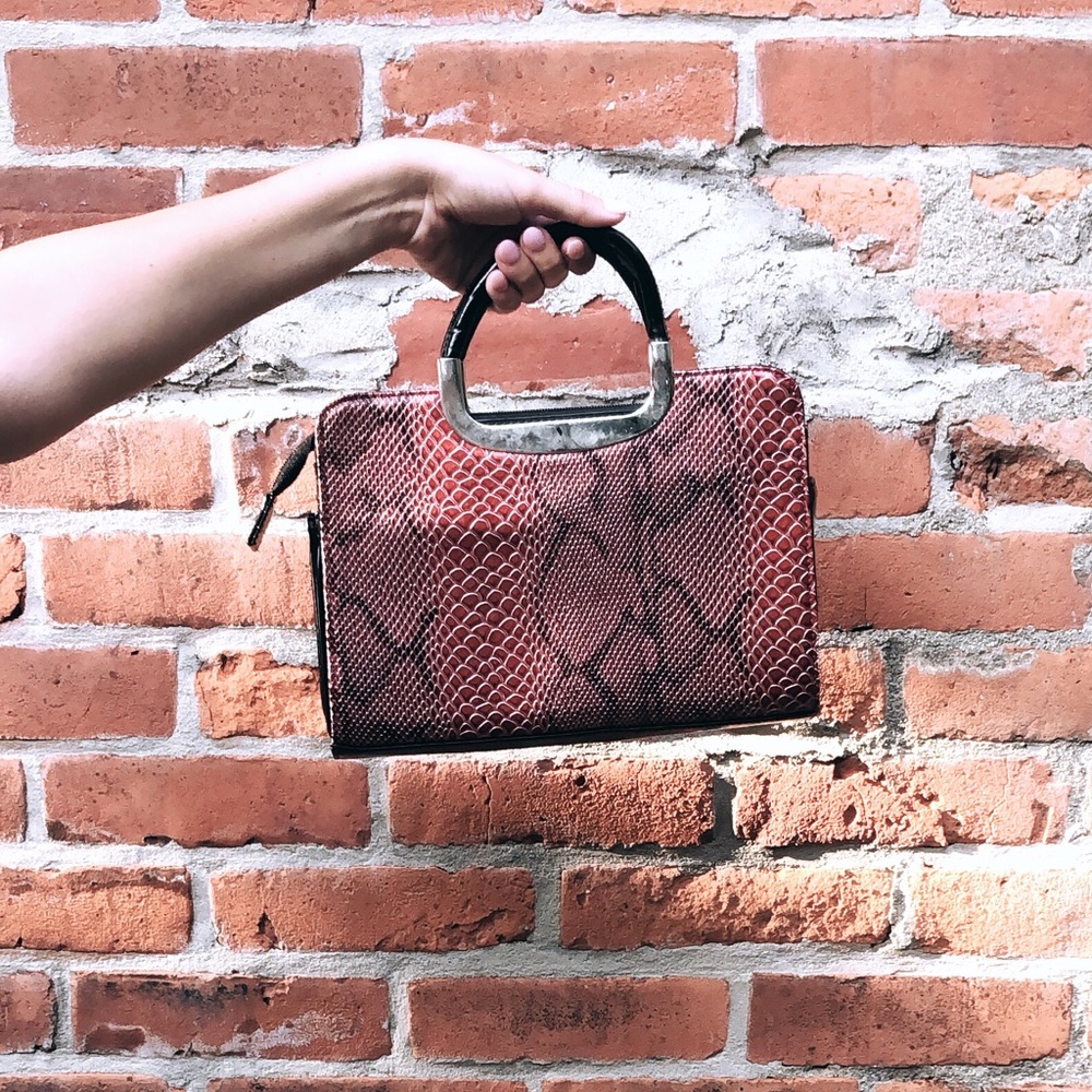 Vintage Snake Skin Purse